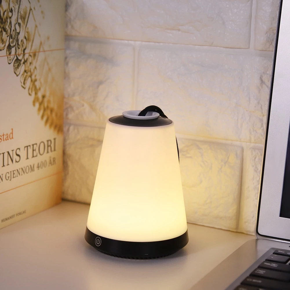 

LED Volcano Night Light With USB Charging Colorful Touch Control SOS Multifunction Lamp With Magnet Wide Use