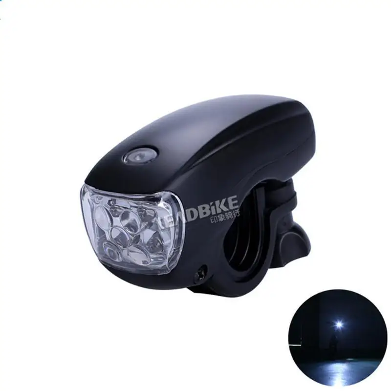 

Weimostar Cycling Front Handlebar Lights 5 LED Super Bright Bicycle Headlight Waterproof Bike Battery Flashlight Accessories