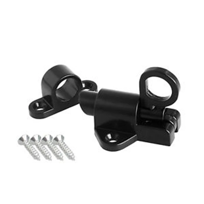 

1x Window Gate Security Pull Ring Spring Bounce Door Bolt Latch Lock 2 Color Top