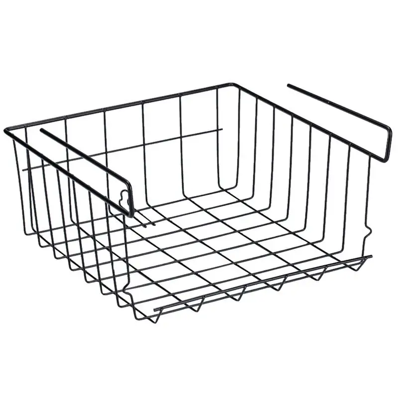 الثلاجة سلة التخزين المطبخ تشطيب متعددة الوظائف رف تحت مجلس الوزراء سلك سلطة فواكه الرف منظم منزلي