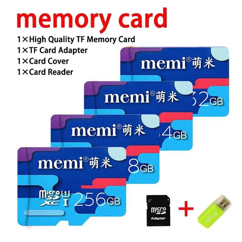 Лучший 1G 256G высокая скорость карты памяти Micro SD для вождения рекордер Android на базе смартфонов и планшетов