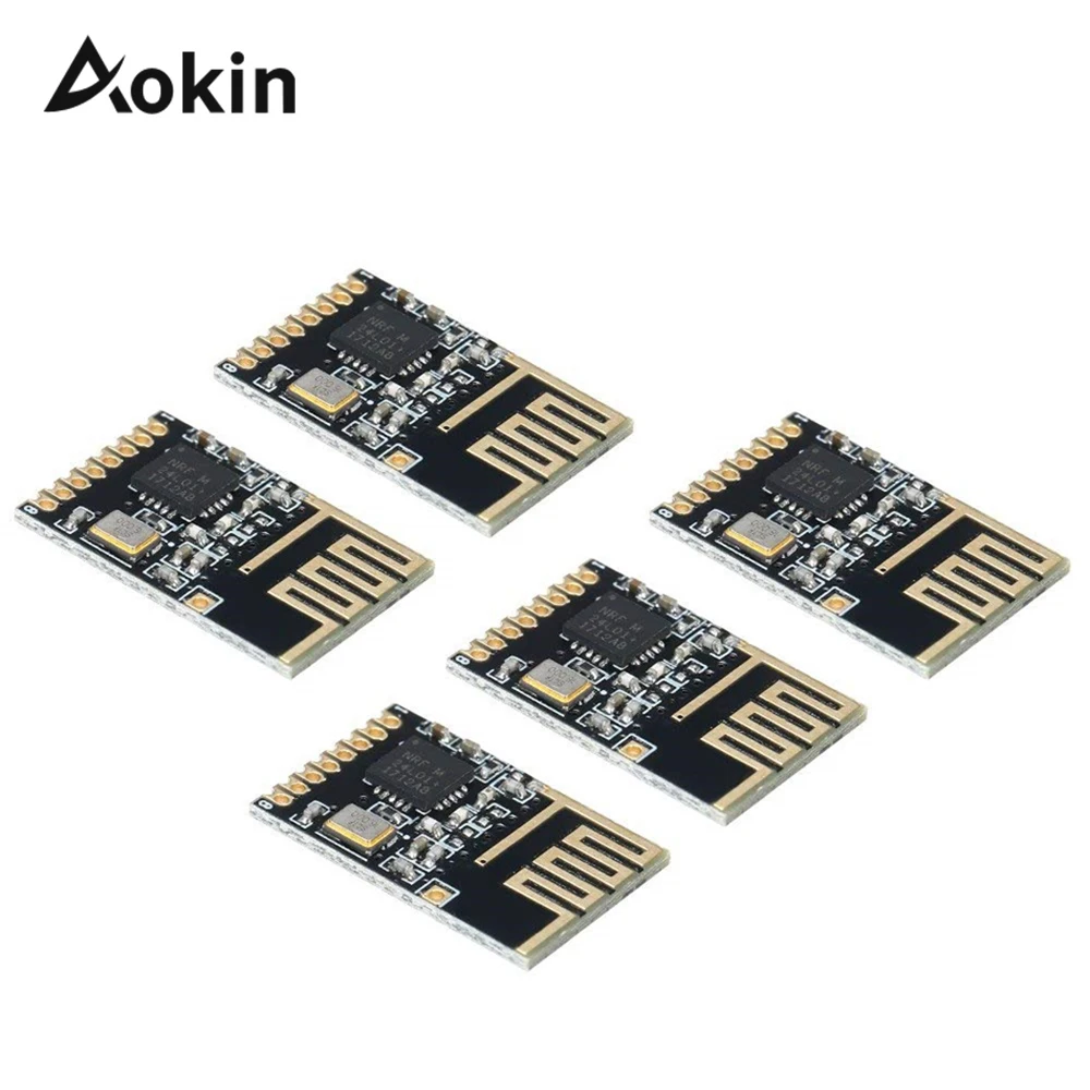 10 шт. модуль беспроводного приемопередатчика Mini NRF24L01 + SMD 1 27 мм 2 4G для Arduino |