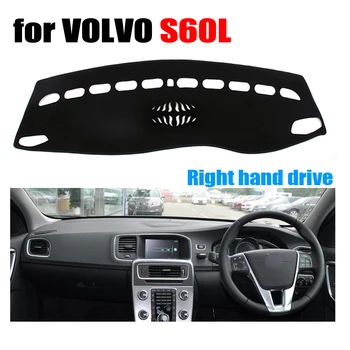 

Car dashboard covers mat for VOLVO S60L 2014 2015 years Right hand drive dashmat pad dash cover auto dashboard accessories