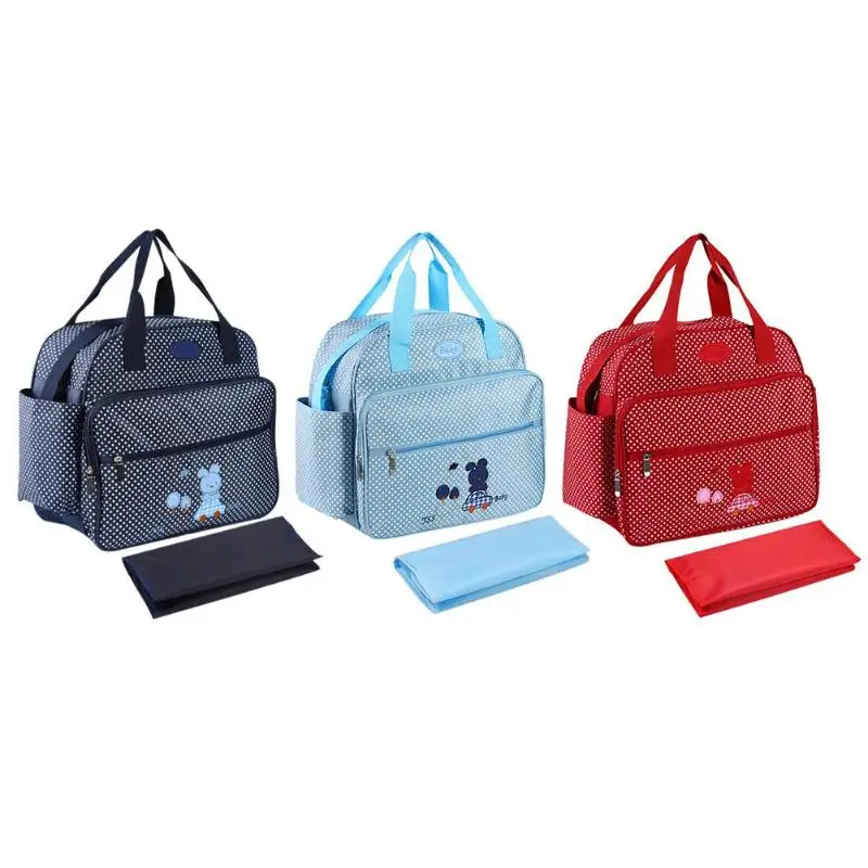 

Waterproof Printing Insular Nappy Handbags Baby Diaper Bags Large Capacity Maternity Mummy Bag Messenger Bags Stroller Bag