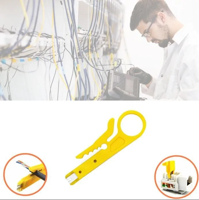Outdoor Multi-tool Mini Portable Wire Stripper Knife Crimping Tool Cable Stripping Wire