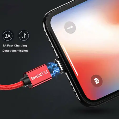Floveme 3A Магнитная USB Type C Micro Быстрая зарядка и синхронизация данных зарядное