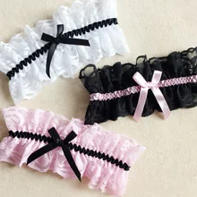 Сексуальные модные свадебные подвязки, аксессуары для невесты, вечерние Подвязки для косплея, кружевные цветочные эластичные подвязки для ног, женские аксессуары