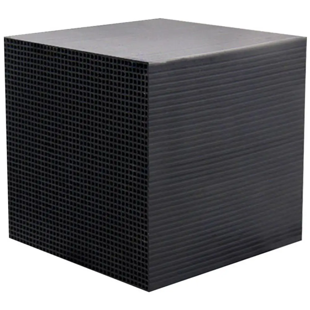 

2PCS Water Purification Cube Aquarium Activated Carbon Filter Fish Tank Honeycomb Filter Media with Multiple Holes Strong Absorp