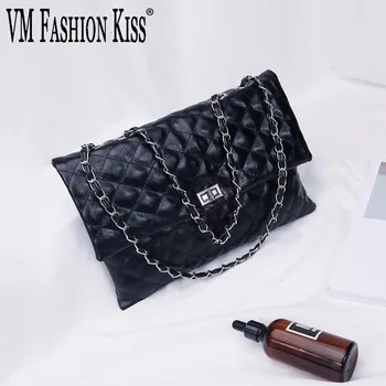

VM FASHION KISS Diamond Lattice Single Shoulder Handbag Bolsa Feminina Crossbody Ladies Hand Bags For Women Womens Bag Luxury