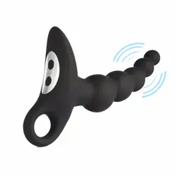 Мужской силиконовый USB Перезаряжаемый 10 частот анальный бисер штекер вибратор анальный секс-игрушки для мужчин Гей G-Spot массаж простаты