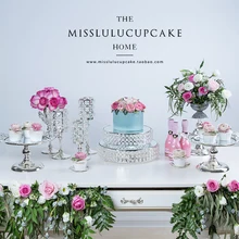 Bandeja de bolo prato de frutas prateleira europeu mesa de sobremesa de casamento decoraque set