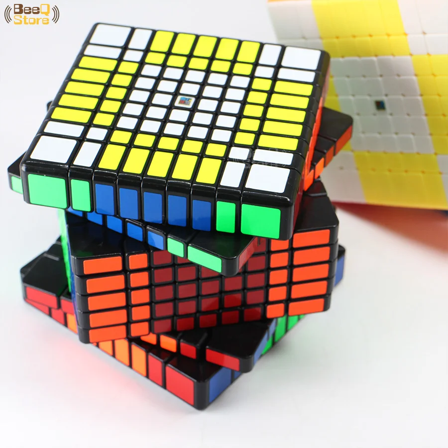 MF9 9x9x9 Cube 9x9 speed Cubo Migico кубик Moyu черный/Stickerless Профессиональный пазл 9*9 мини куб Обучающие Детские игрушки