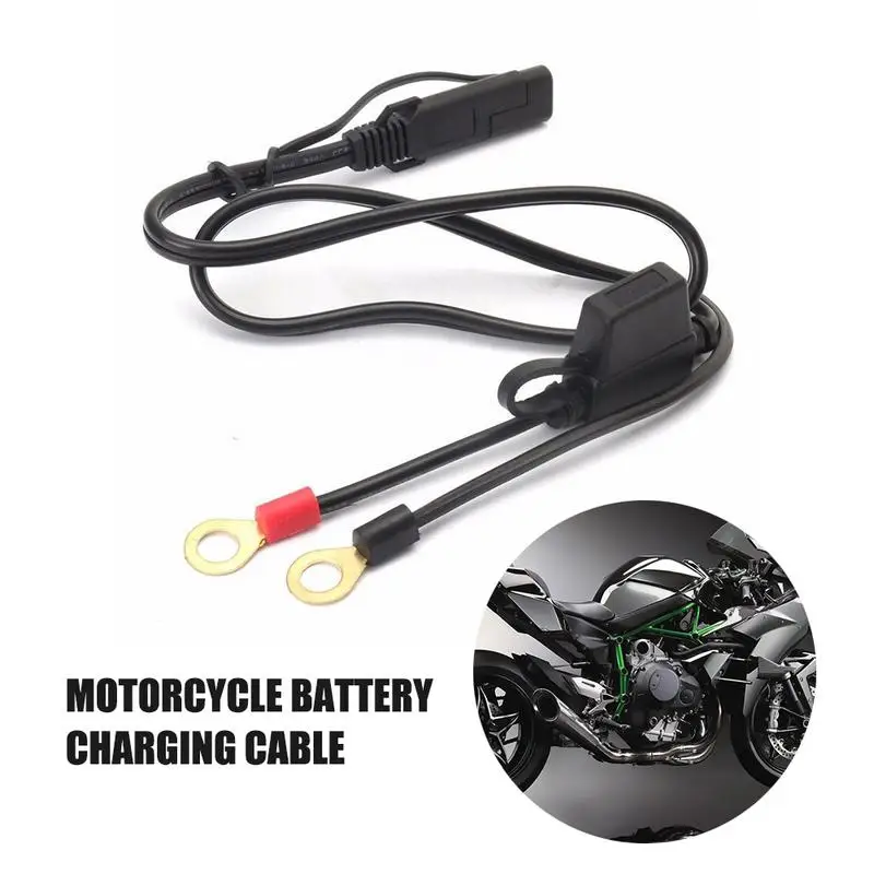 

1PCS Motorcycles Or Snowmobiles Battery Charger SAE Charge Cable, SAE Quick Disconnect Plug To 12V Ring Terminal