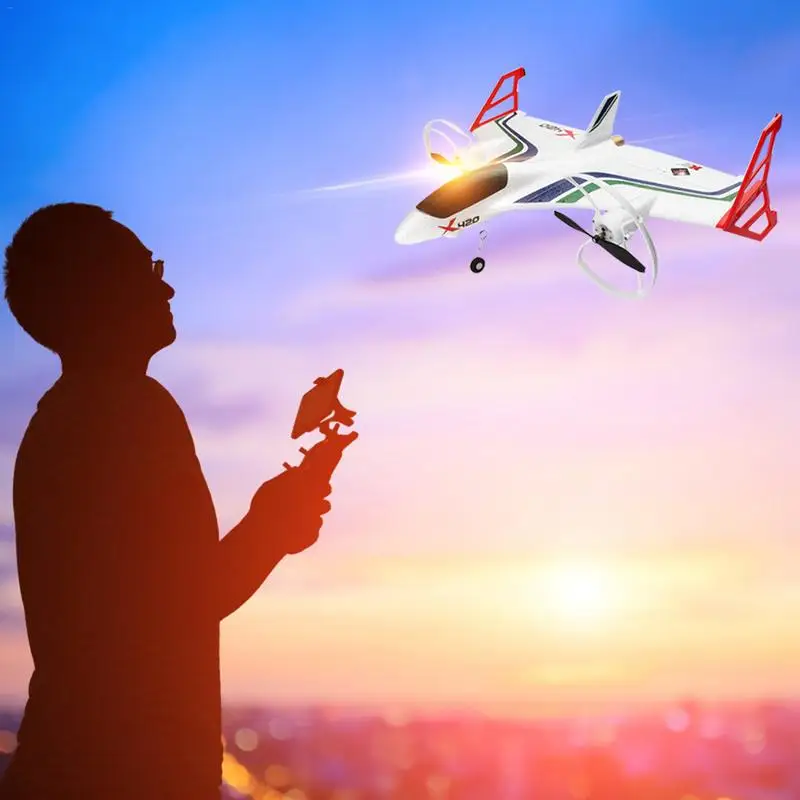 

X420 Six - Channel Brushless Vertical Takeoff Landing Aerobatic Aircraft Foam Glider Drone RC Airplane RC Toy