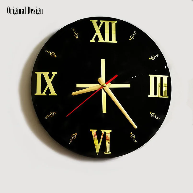 

New 3D Wall Clock Retro Vinyl Records 30cm Wall Clock Silent Movement Wall Watch Modern Design For Home Decoration Dropshipping