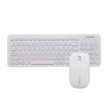 Sunrose T85, 2,4 ГГц, защита от брызг, 104 клавиш, беспроводная клавиатура и мышь, набор для домашнего офиса, компьютерная игровая клавиатура и мышь, комбо