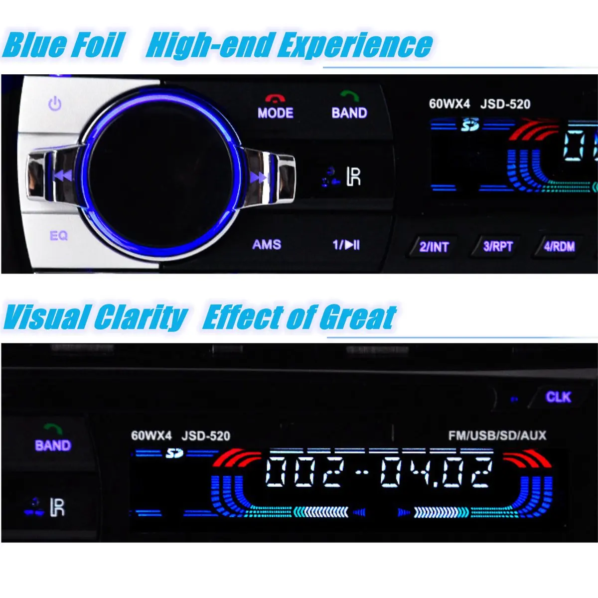 Автомобильная стереомагнитола bluetooth 24 в вход Aux USB MP3 FM радио плеер стандарт с
