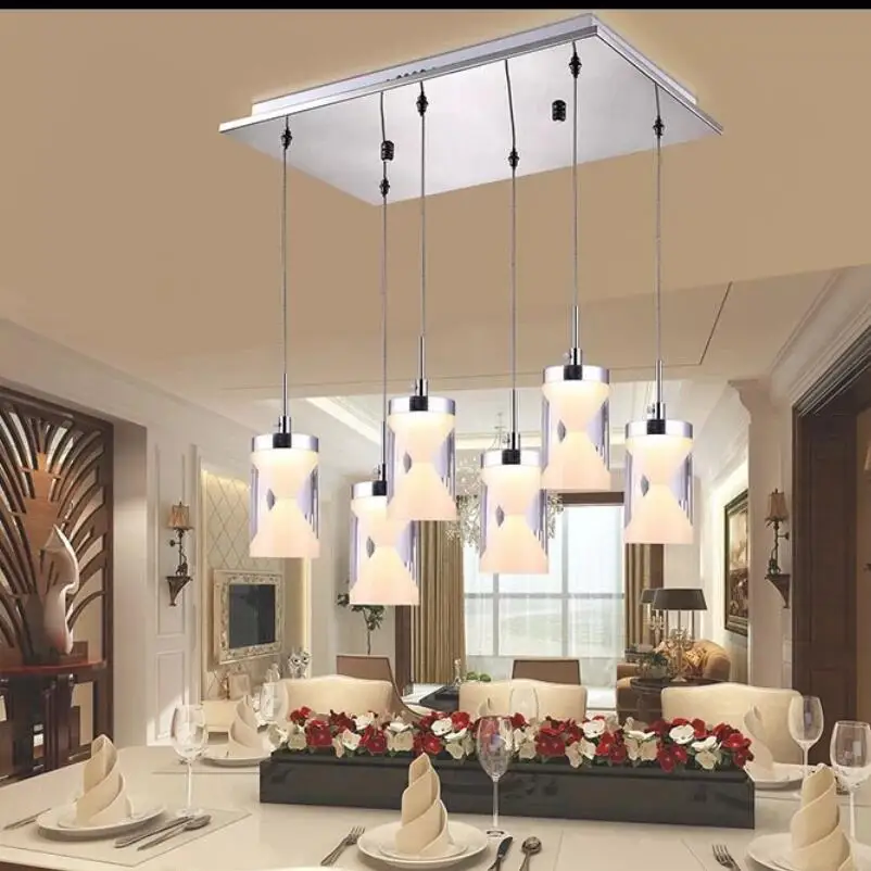 

Modern Funnel Led Chandelier Led Lamps High Power Living Room Chandelier Lighting White/warm Light Led Lustre Light Chandeliers