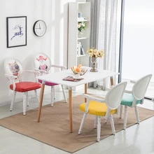 Современный минимализм домашний табурет спинка Ресторан Европейский стиль американский стиль Северная Европа твердый обеденный стул из дерева