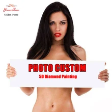 DIY алмазная живопись! Индивидуальные фото на заказ сделать свой собственный алмаз живопись полный квадрат дрель Алмазная вышивка