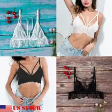 Американский женский кружевной бюстгальтер с глубоким вырезом, бюстгальтер с цветочной вышивкой, Женский мягкий бюстгальтер, нижнее белье