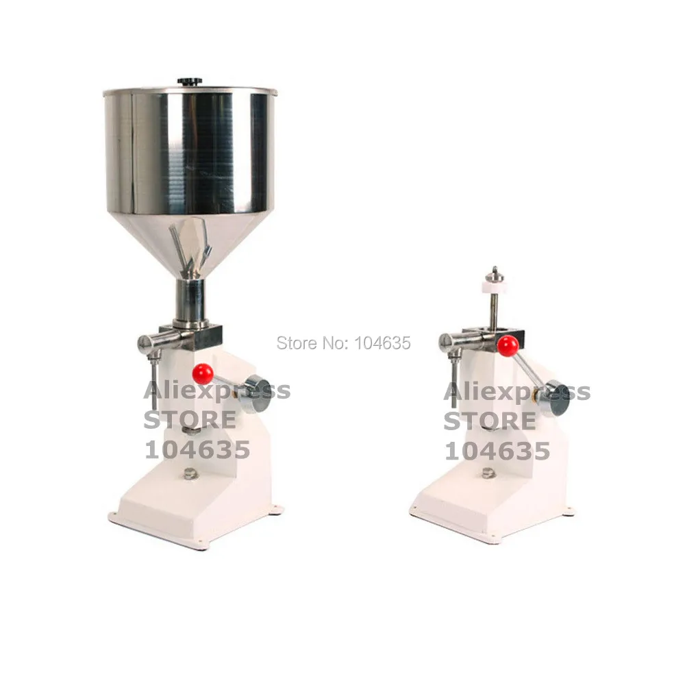 Food filling machine Manual hand pressure stainless paste dispensing liquid packaging equipment sold cream machine 1~ 50ml