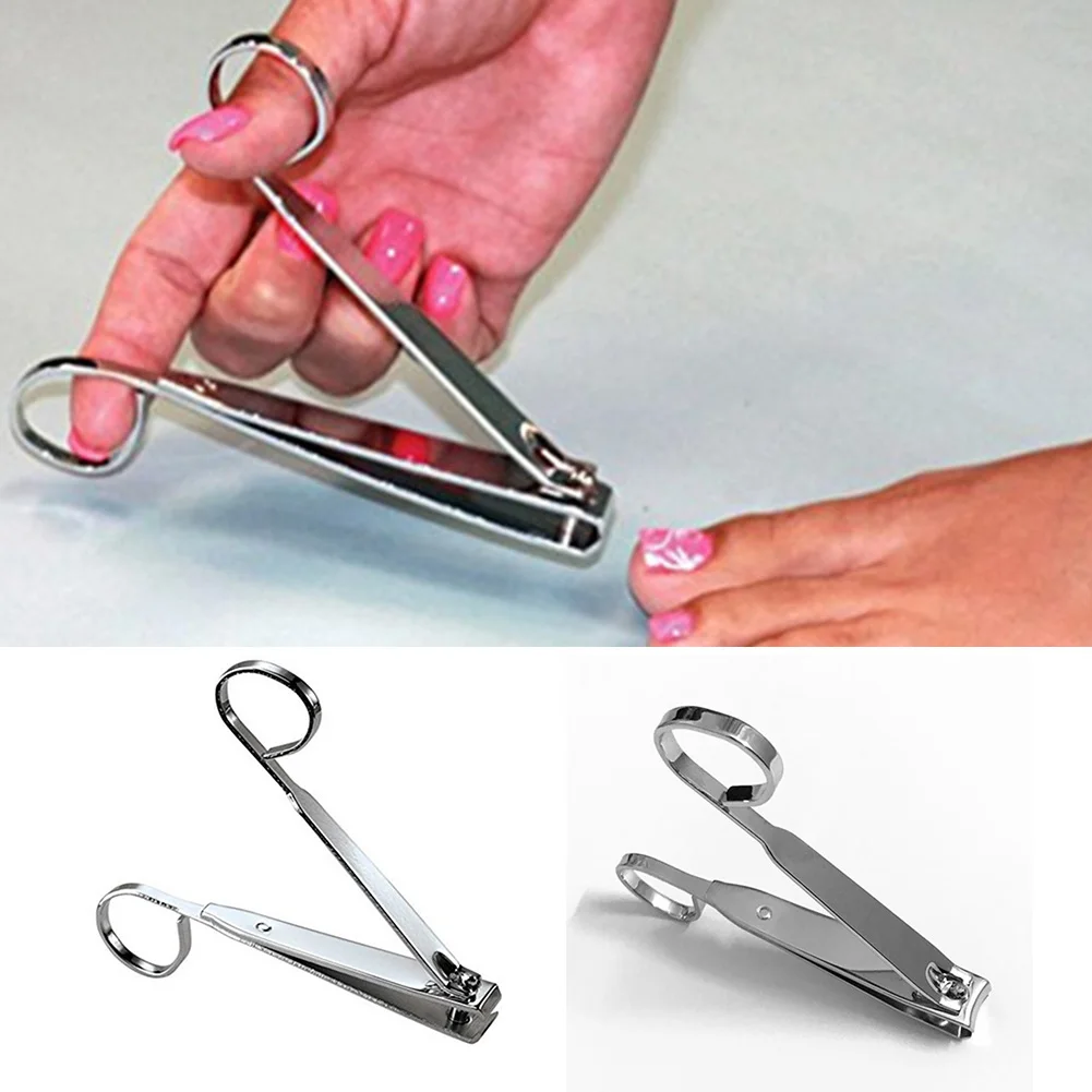 

~ Finger Toe NAIL CUTTER Clipper Straight & Curved Edge Scissor Manicure Tool