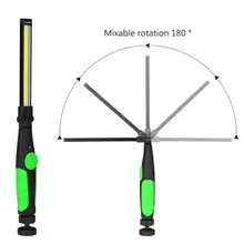 Портативный монолитный блок светодиодов фонарь светильник перезаряжаемый магнитный подвесной крючок лампа кемпинг автомобиль ремонт бар свет факел 1 шт