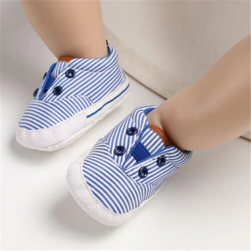 PUDCOCO/Новая парусиновая обувь для новорожденных мальчиков и девочек с надписью «ползунок»; обувь на мягкой подошве