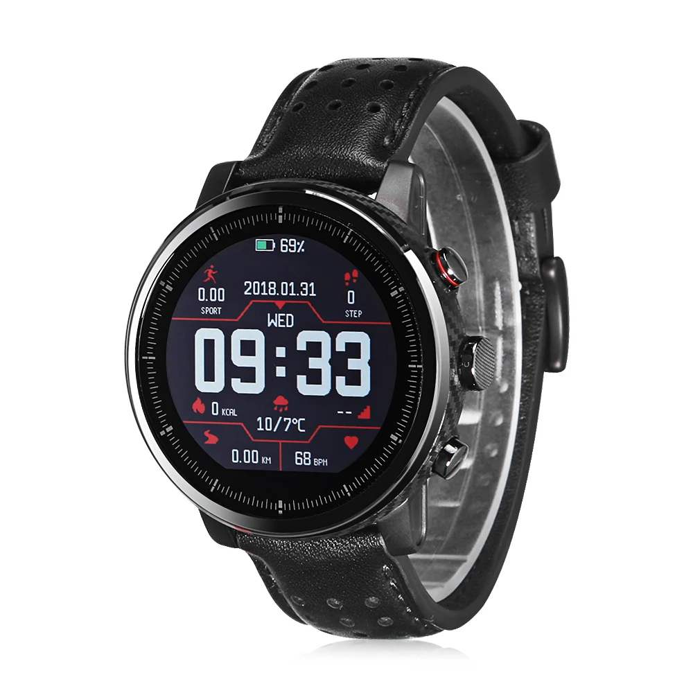 

Xiaomi Amazfit GPS SmartWatch 2 Running Smart Watch Phone Chip Alipay Payment Bluetooth Watch for iOS/Android English Version