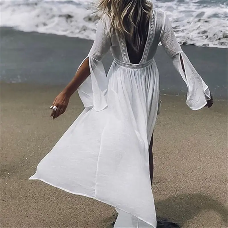 long kaftan beach cover up