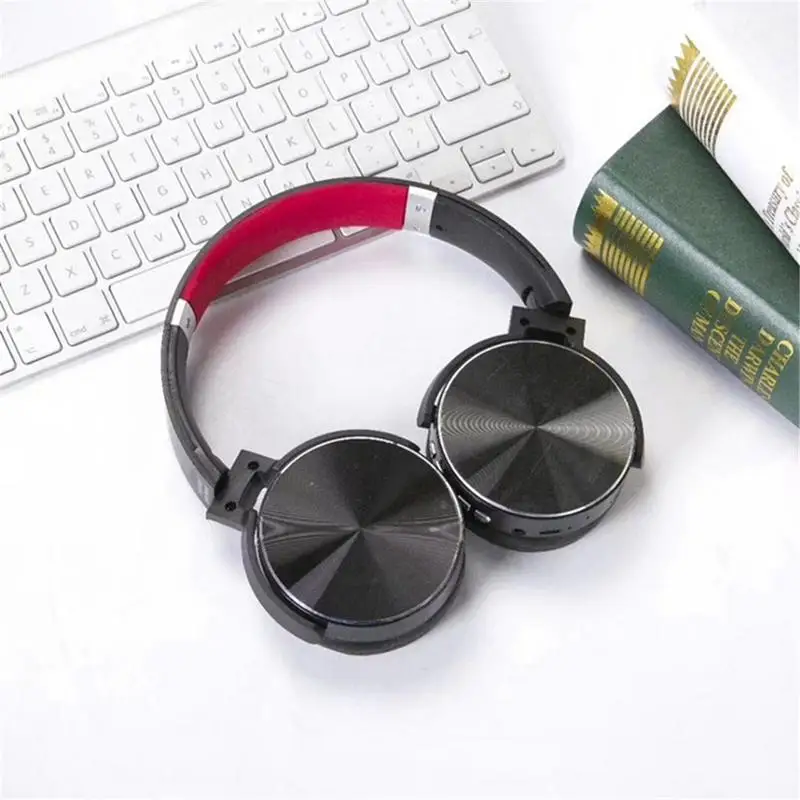 

Wireless Bluetooth Headset With Microphone Noise Reduction Portable Foldable Stereo Surround Sound Bass Sport Music Headphone