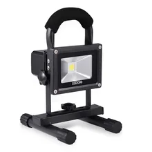 Светодиодный GLE Перезаряжаемые Светодиодный прожектор светильник, 20 Вт Водонепроницаемый наводнения светильник, холодный белый, 6000 K-6500 K, с HDMI DVI Переходник HDMI DVI и автомобиля Зарядное устройство