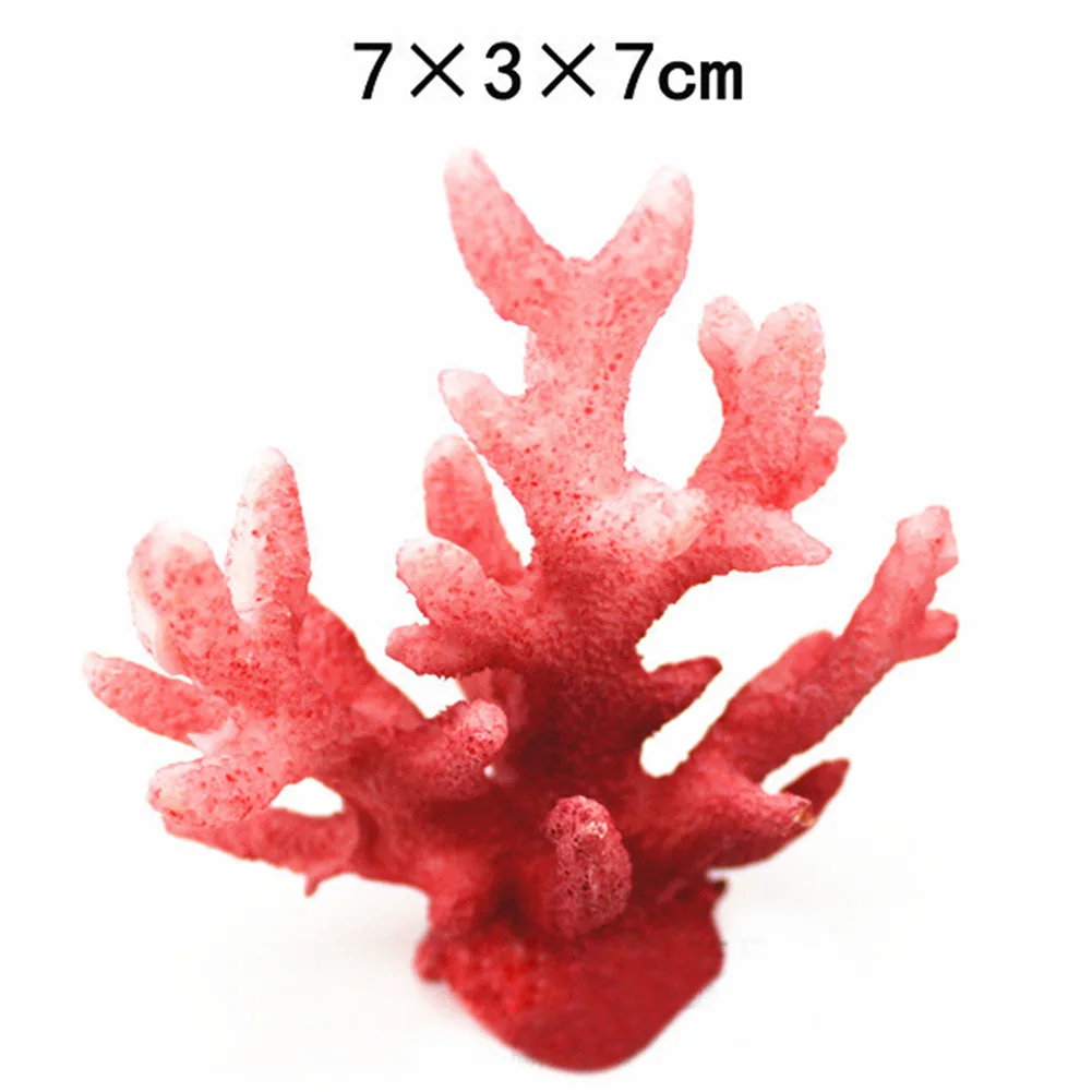 Имитация мини-коралловых цветов 15 форм, украшения для аквариума из искусственной смолы, красивые украшения для аквариума
