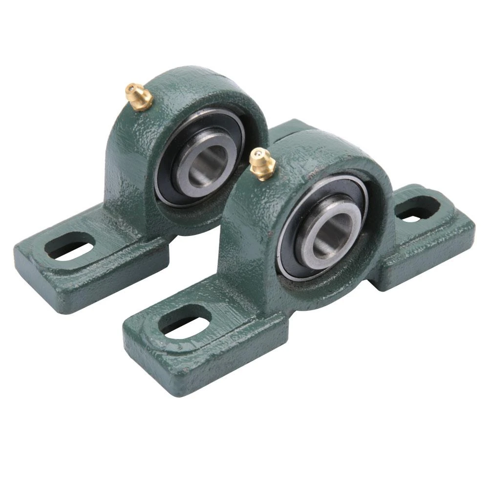 Fevas 2pcs UCP202 Pillow Block Bearing Ball Mounted Bearing Cast Housing OD 40mm ID 15mm Good Fevas 2pcs UCP202 Pillow Block Bearing Ball Mounted Bearing Cast Housing OD 40mm ID 15mm Good