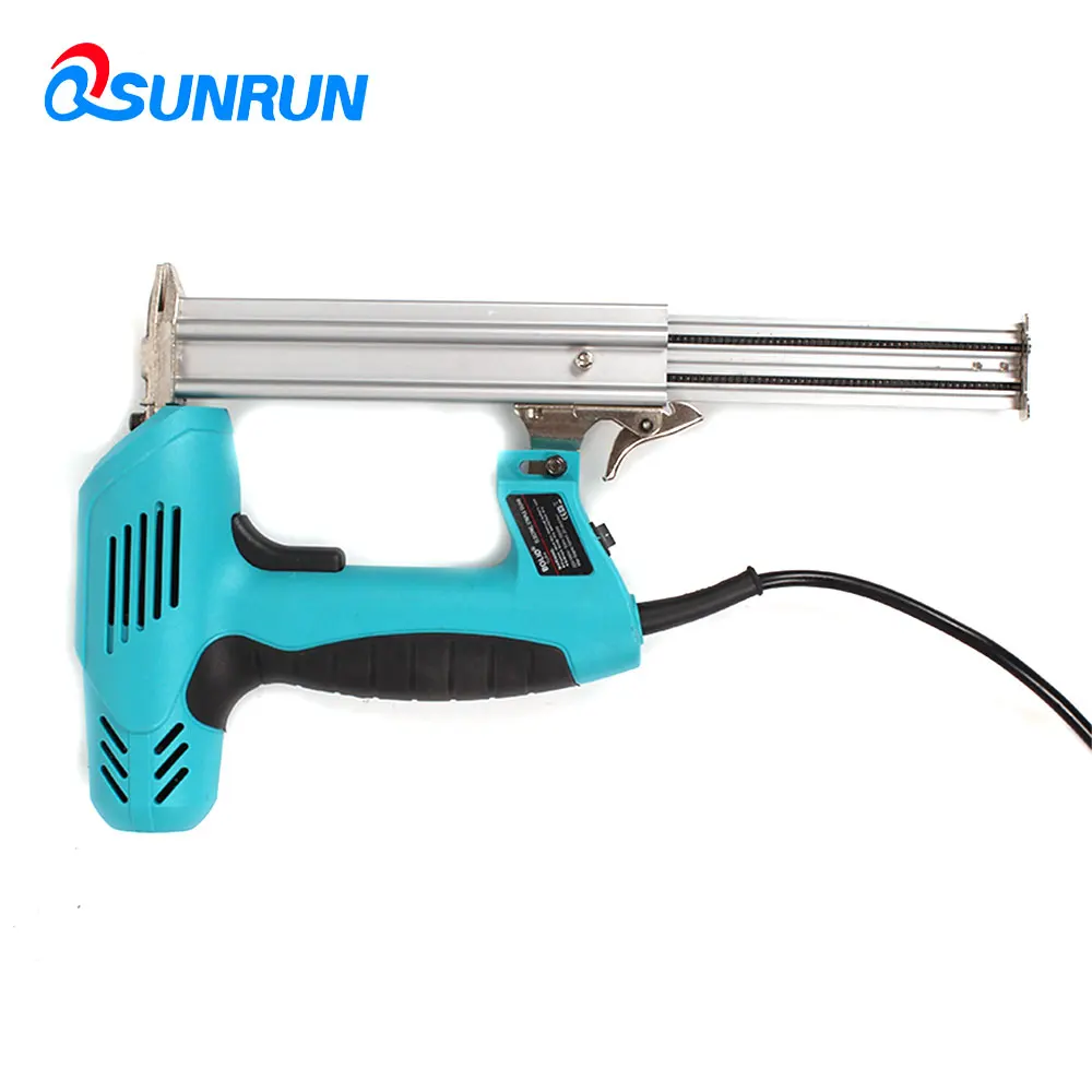 QSUNRUN 2 In1 Nail Gun обрамление таккера F30 Электрический ногти скоб пистолет 220 V 1800 W Мощность инструмент степлер пистолет для Деревообработка