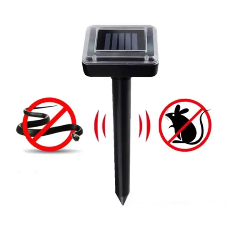 

1 Pc ABS Gopher Repellers Rodent Deterrent For Garden Farmland Garden Mole Solar Powered Mice Snake Repeller High Quality