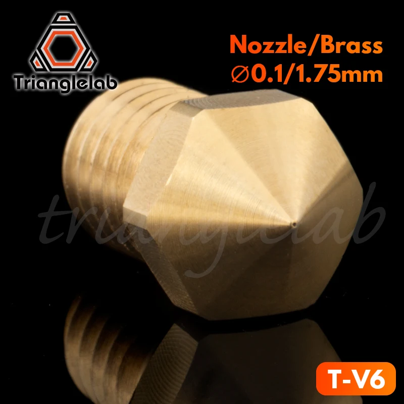 Насадка trianglelab T-V6 высокого качества V6 насадка для 3D принтеров hotend M6 резьба для E3D сопла hotend titan экструдер