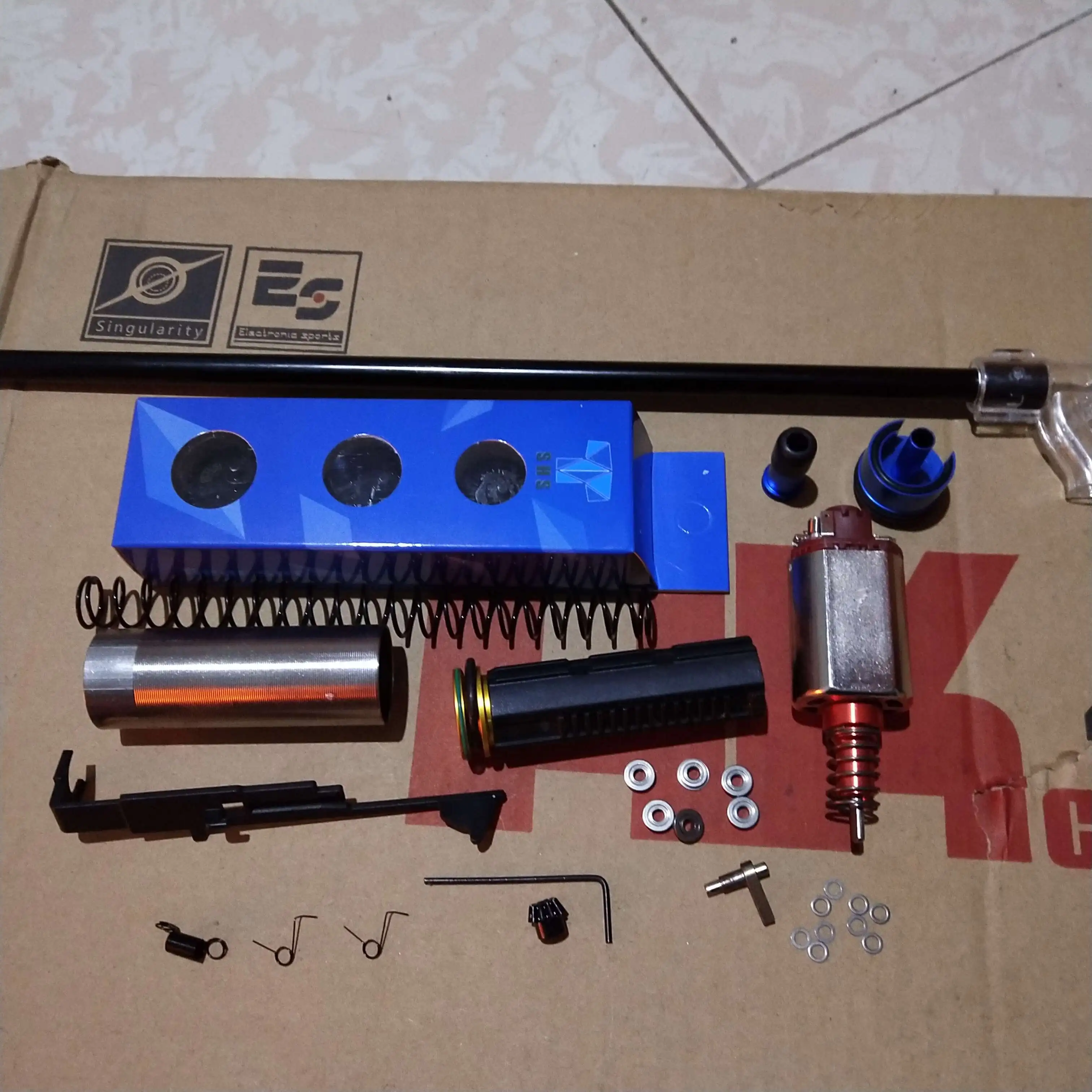 

Luxury Upgrade Modification Kits with SHS Gear 18/1 Version for GJ Gen.9 M4A1 Gearbox Modification Upgrade