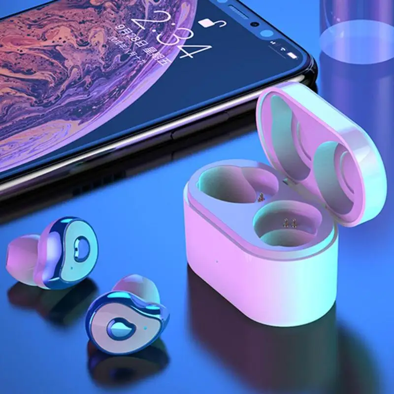 

SE-6 TWS Bluetooth Earphone Stereo Earbuds Wireless Headsets w/Charging Box Portable Fashion Earphones Sport Bluetooth Headset