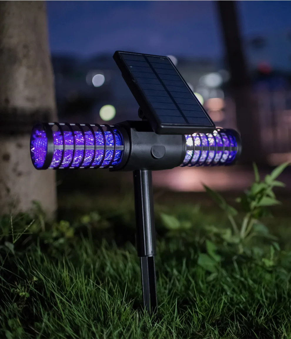 Outdoor Solar Insect Killer Light Waterproof Garden Lamp Villa Outdoor