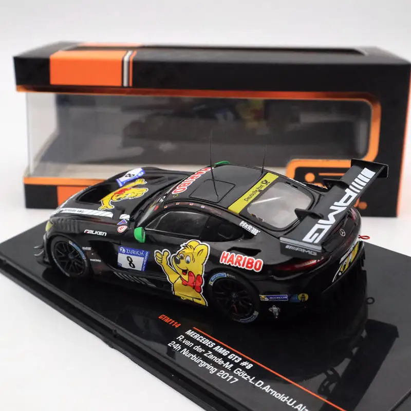 IXO 1:43 Для AMG GT3#8 24h Nurburgring GTM114 Ограниченная серия Коллекция игрушек автомобиль литье под давлением модели