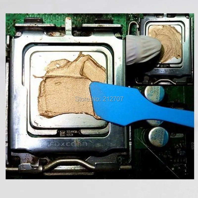 10 шт. 10x1 г Золотая Тепловая смазка AMD Intel процессор процессорный кулер охлаждающий