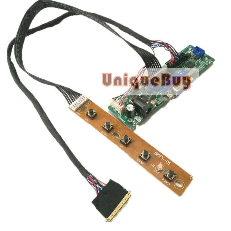 

40-pin LED LCD VGA Driver Board Set Notebook Screen Change Monitor Accessories