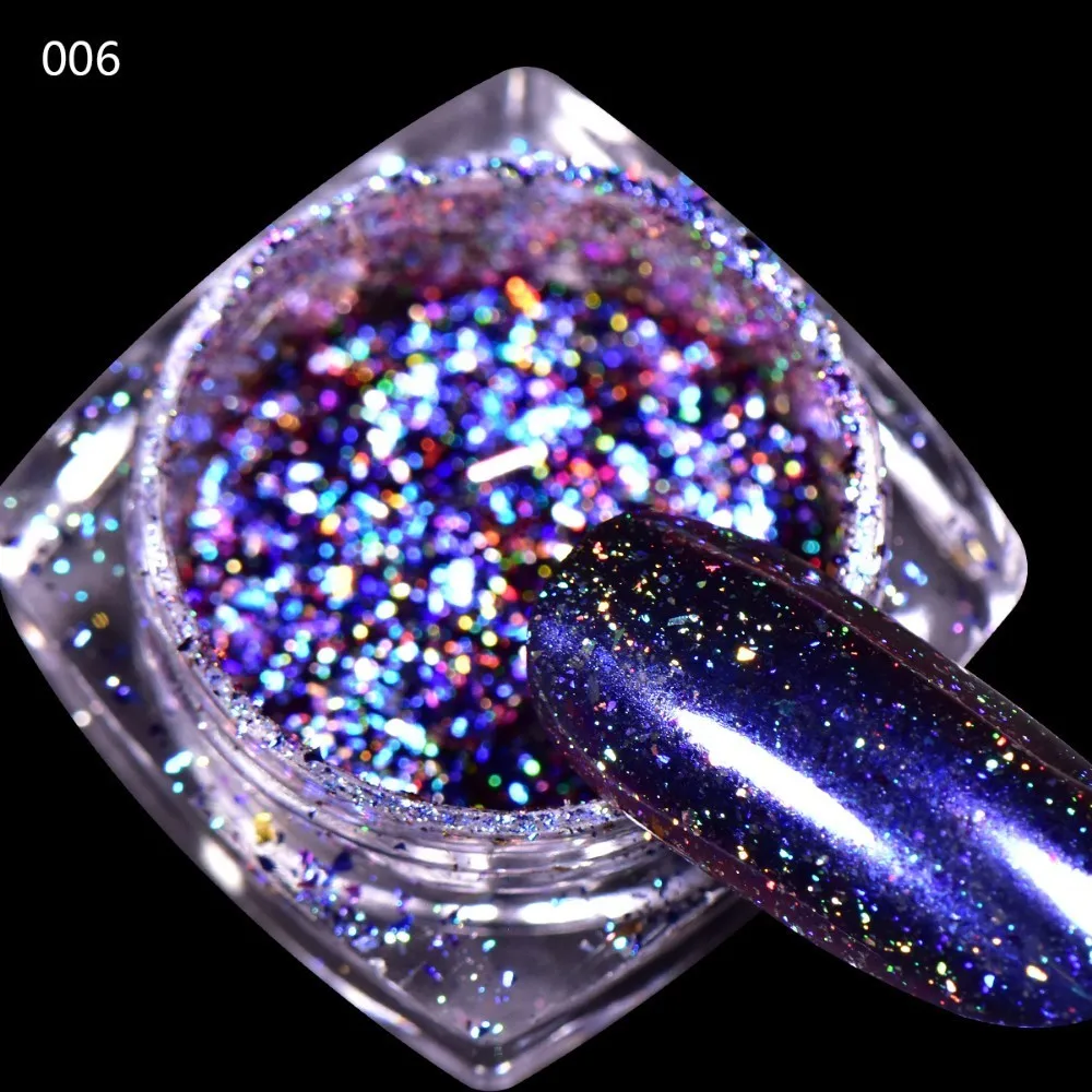 Блеск для ногтей BeautyBigBang 0 1 г 12 цветов блестящий Звездный порошок дизайна