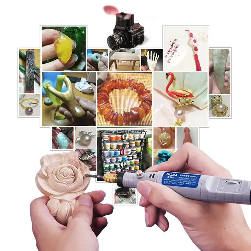 

Mini Drill Rotating Tool 18V Engraving Pen Belt Grinding Accessories Set Multi-function Mini Engraving Pen Electric Tool