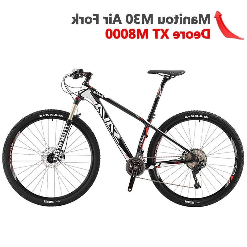 

Sava Deck700 Men Mountain Bike Mountainbike Carbon Fiber Mountain Bike 29 Mtb Bicycle With Shimano Xt M8000 Bikes Mountain Mtb