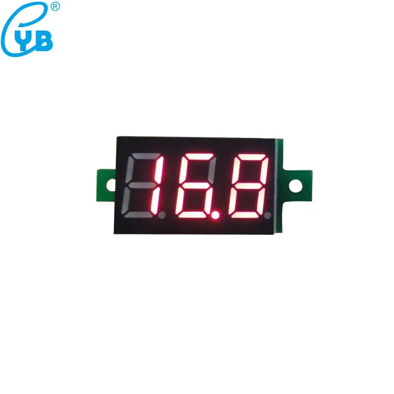 YB20 DC 0 100V 300V 600V светодиодный цифровой вольтметр Напряжение Вольтметр инструмент 3