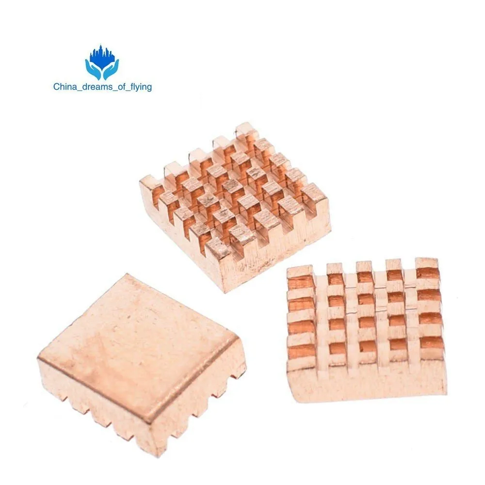 

TZT 1PCS New RHS-03 Copper Heat Sink for DDR DDR2 DDR3 RAM Memory Cooler