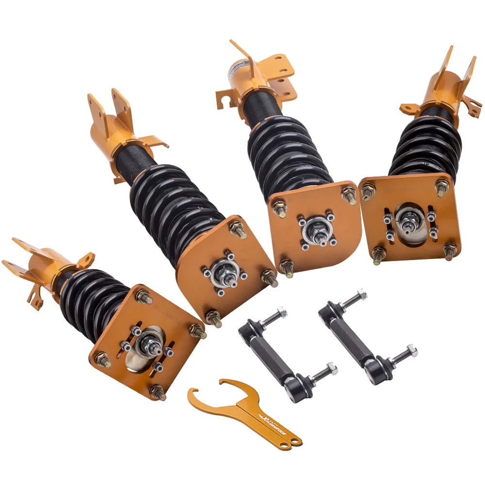 

Adjustable Damping Coilover Suspension Kit For Mazda Protege 99-03 Shock Absorber Strut Coilovers